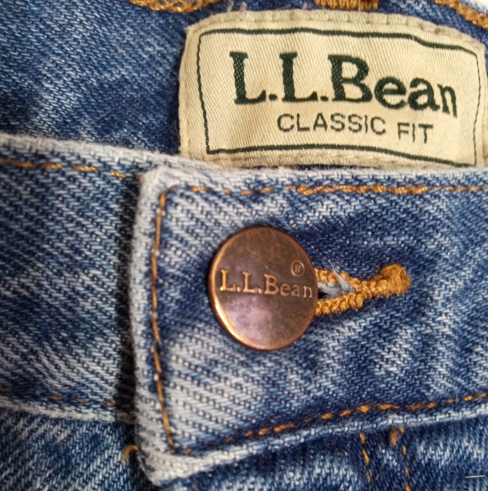 L.L. Bean Men's Flannel Lined Jeans - Picture 5 of 10